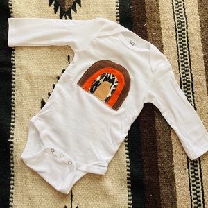 Rainbow Gender Neutral Organic Cotton One Piece